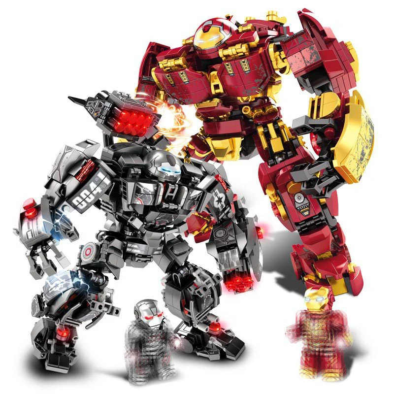 Строительные блоки Armor The Hulked Buster машина для бесконечности MK44 фигурки патриота