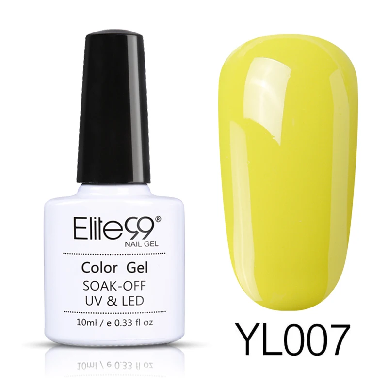 Base Color YL007 Elite99 10 мл светящийся в темноте Гель-лак Гибридный гвоздь-лак замачиваемый светящийся УФ-гель для ногтей Полупостоянный эмалевый гель для нейл-арта - Цвет: Base Color YL007
