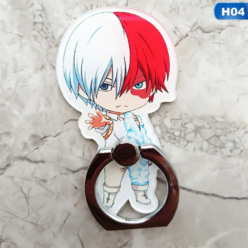 Мой герой училища все могли бы Bakugou Midoriya Todoroki кольцо подставка держатель стент мобильный телефон паста стенты - Цвет: PA3636H04