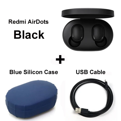 Set 3 Оригинальные беспроводные Bluetooth наушники Xiaomi Redmi Airdots, Bluetooth 5,0 с микрофоном, голосовое управление - Цвет: Set 3