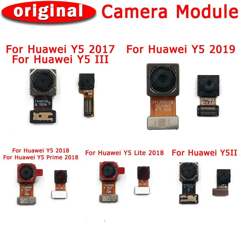 Оригинальная фронтальная задняя камера для Huawei Y5 Prime Lite 2018 Y5II 2017 2019 основной