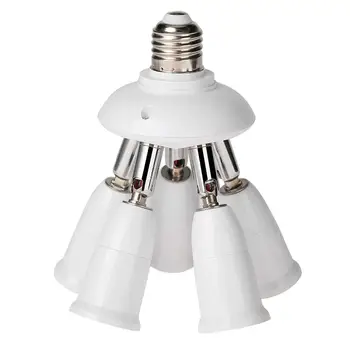 

Adjustable E27 Splitter 3/4/5 Heads Lamp Base Adapter Bulb Holder Socket