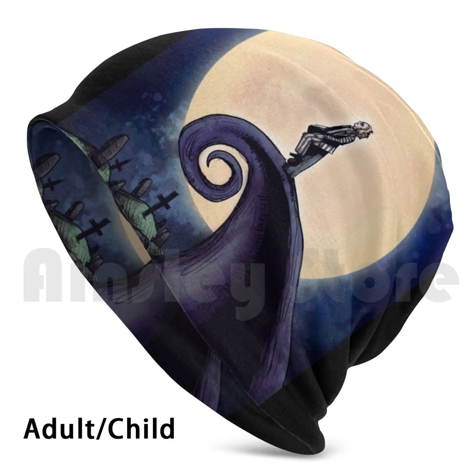 Beetle Beanies Beanies Beanies Knit Hat Hip Hop Beetle Burton Juice Nightmare Skellington Halloween Ghost