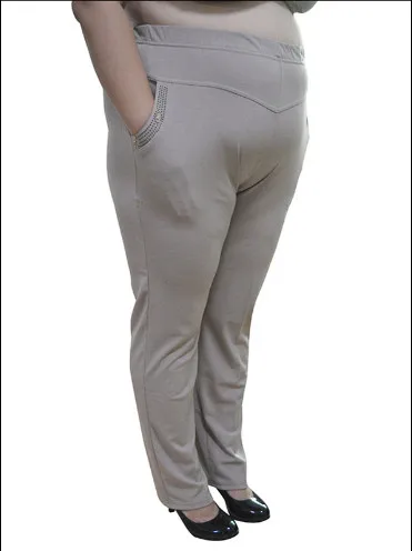 7xl размера плюс элегантные дамские офисные брюки женские летние однотонные узкие брюки карго женские эластичные прямые брюки с высокой талией fw583