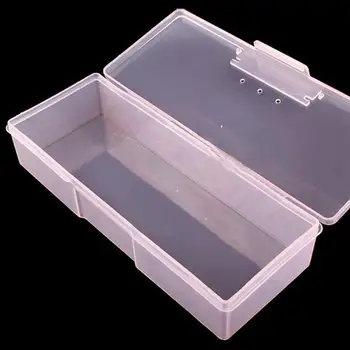 

5pcs Manicure Tool Storage Case Transparent Jewelry Boxes Bin Multifunctional Cosmetic Organizer Nail Art Tool Storage Box