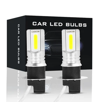 

Replacement LED Headlight Bulb 6500K 2pcs H3 Fog Lamp 100W Double Sided