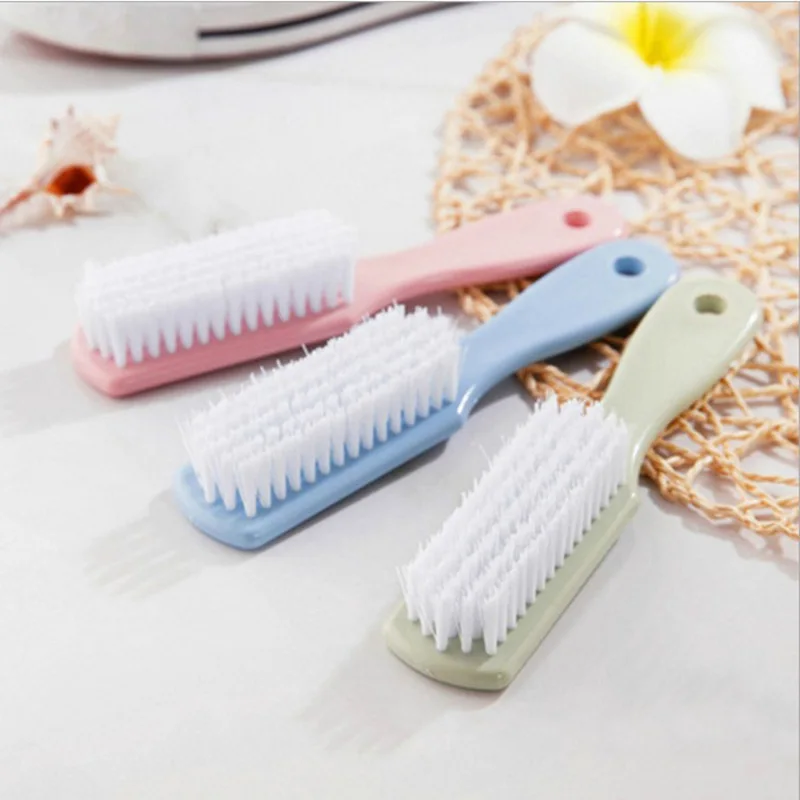 Plain Color Plastic Small Brush Shoe Cleaning Brush Soft Bristle Shoe Brush Laundry Scrubbing Brush Shoe Brush