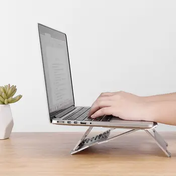 

Multifunctional Aluminum Alloy Folding Laptop Stand Portable Notebook Computer Cooling Bracket Multi-angle Adjustable Holder