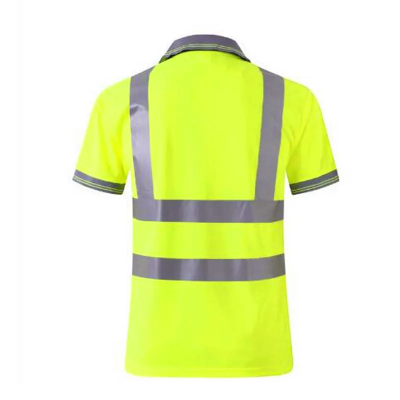 Унисекс Высокая видимость Светоотражающая безопасная футболка быстрая сушка рабочая одежда с длинным рукавом наружная Строительная защитная Рабочая одежда