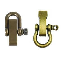 1 шт. высокое качество сплав регулируемый U& O форма якорь Скоба Открытый выживания веревка Паракорд Браслет Пряжка для спорта на открытом воздухе