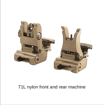 

2pcs 20mm Front & Rear Transition Backup Sights Mount Tactical Hunting Caza Foldable Flip-up Iron Sights For Airsoft Rifle Sight