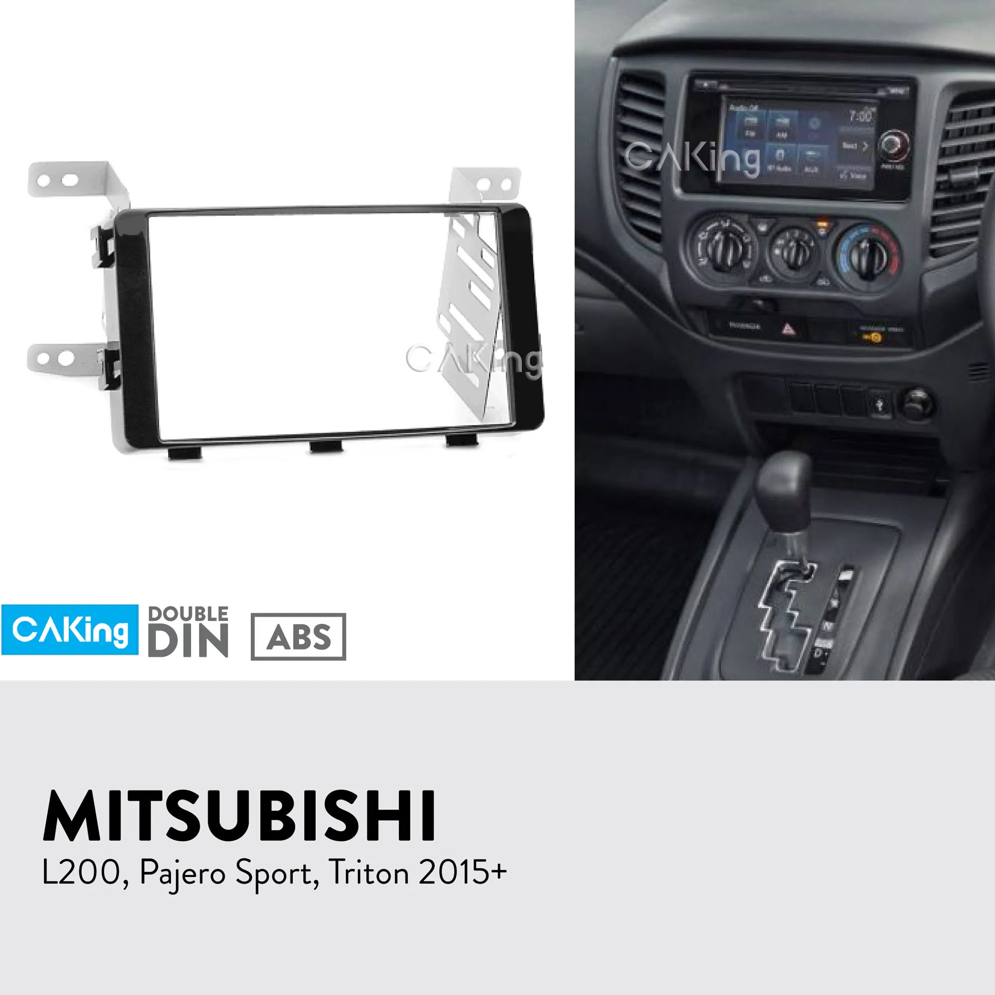 Автомобильная панель радиоприемника для MITSUBISHI L200 Pajero Sport Triton 2015 + набор