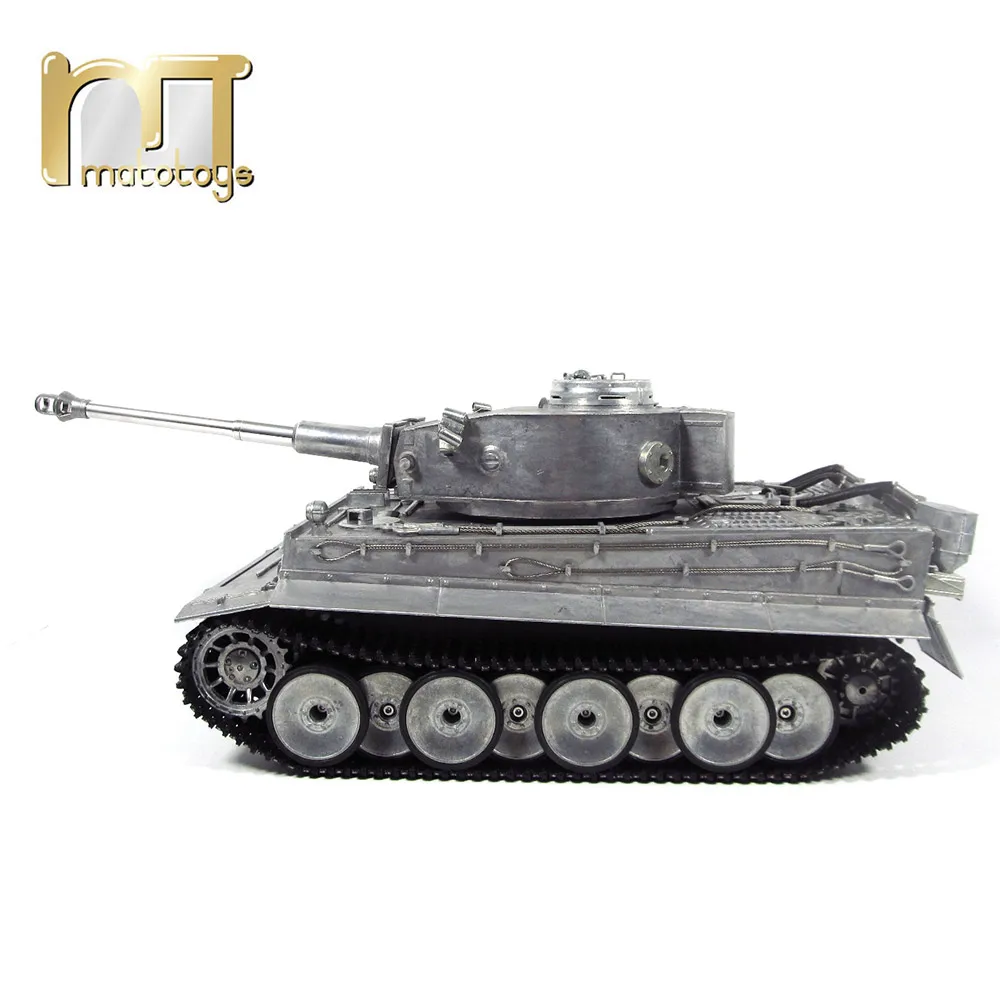 Мату 1220 100% металла 1 16 Немецкий Тигр 2.4 Г RC танк инфракрасный битве recoil баррель BB