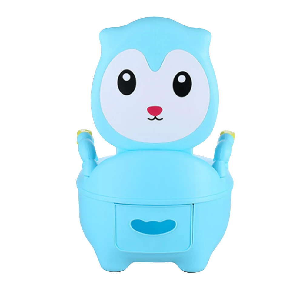 Baby Potty For Children Baby Potty Training Boys Toilet Seat Girls Portable Toilet Bedpan Comfortable Backrest Cartoon Pots - Color: PJ3638D