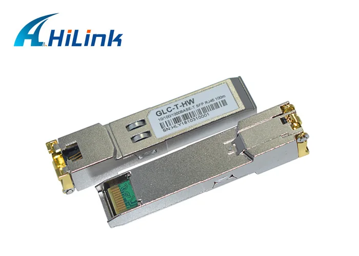 1-15 шт. бесплатная доставка 10/1001000BASE-T медный SFP трансивер разъем RJ45 фонарь |