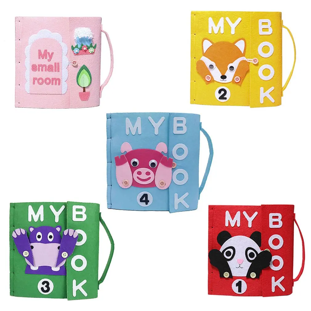 

Children'S Early Education Cloth Book Non-Woven Hand Cloth Fabric Diy Material Handmade Toy Children'S Felt Diy Frame