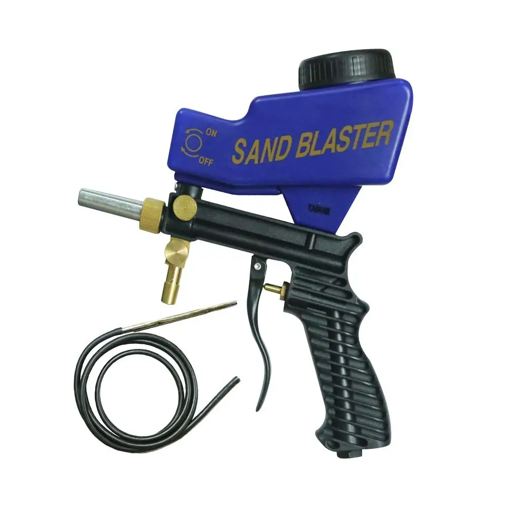 

High Quality Improved Sandblaster Sand Blaster Gun Kit Soda Blaster Media Sandblaster Gun Industry Tool Fast Shipping