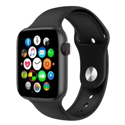 Black Умные часы с Bluetooth C200, 44 мм, монитор сердечного ритма, умные часы для мужчин и женщин, для Apple Iphone, huawei, Xiaomi PK IWO 8 IWO 9 IWO 10 - Цвет: Black