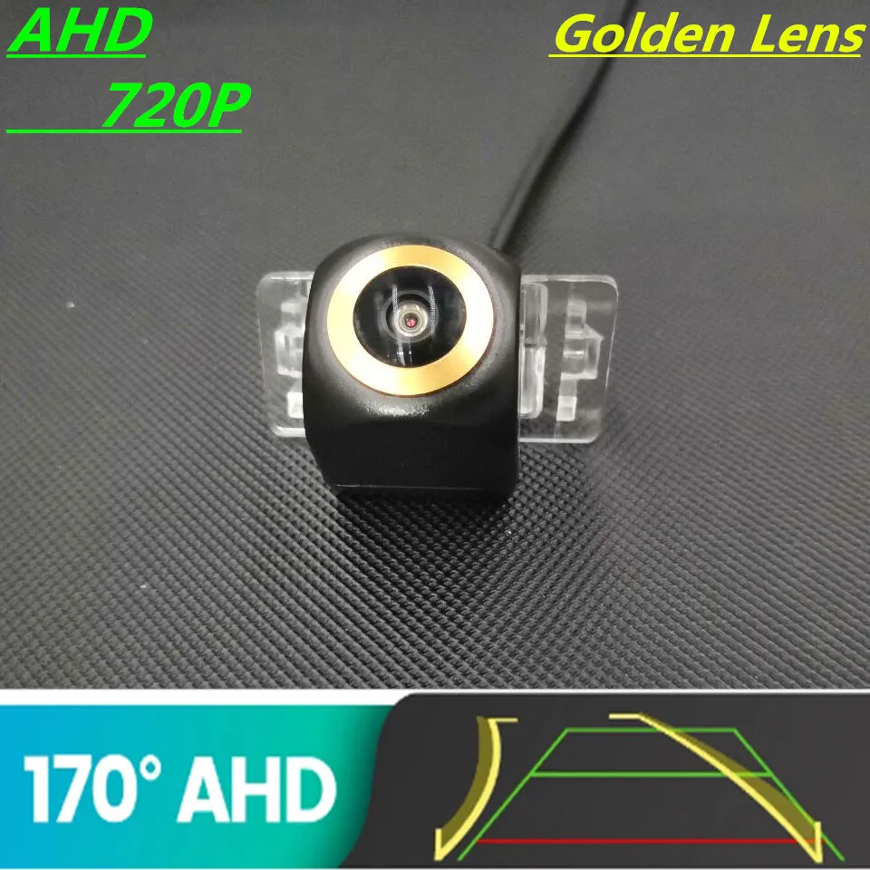 

AHD 720P Golden Lens Trajectory Car Rear View Camera For Toyota Camry 2001 2002 2003 2004 2006 2007 2008 Reverse Vehicle Monitor