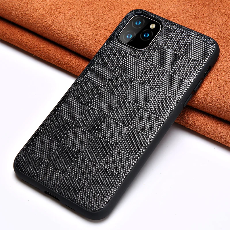 Чехол из натуральной овечьей кожи для Apple iPhone 11 Pro Max 12 Mini X XS XR 6 6s 7 8 plus 5 5S SE