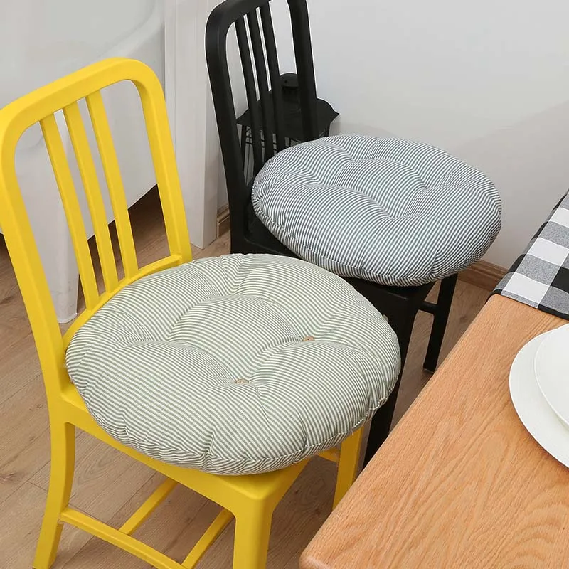 Круглый кошачий хвост Hassock подушка для сиденья стула Утолщенный татами матрас