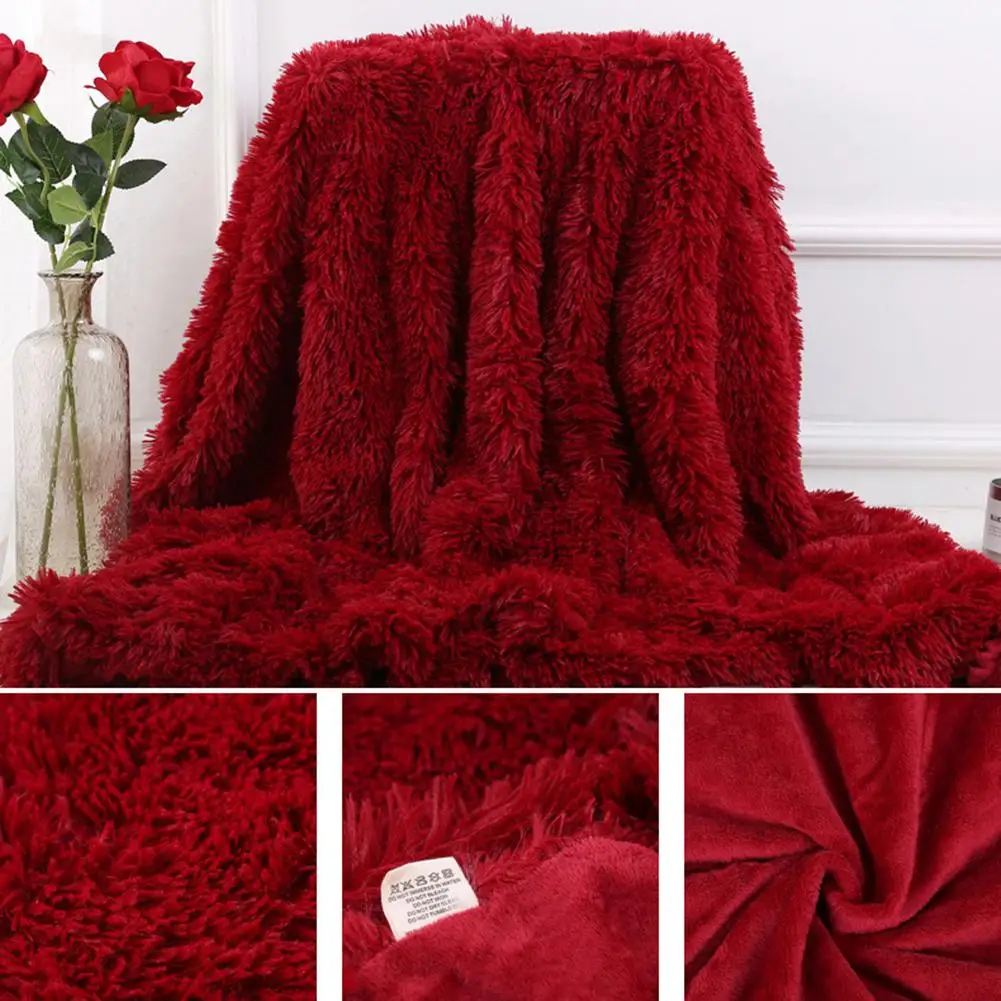 

80x120cm Soft Fluffy Shaggy Warm Bed Sofa Bedspread Bedding Sheet Throw Blanket Velvet Super Soft Bed Cover Dropshipping HOT !!!