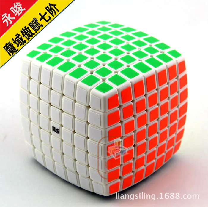 

[Yongjun Demon Proud Fu Seven Magic Cube White] Bread 7-Order Profession Game Seven Magic Cube High Fault Tolerance