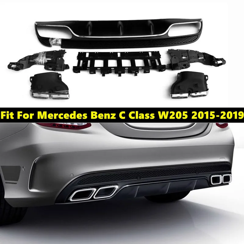 Задний спойлер для Mercedes Benz C Class W205 C180 C200 C250 C300 2015 2019|Амортизаторы| |