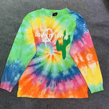 

T Shirt Women Men Dyeing Billie Eilish Travis Scott Astroworld Tshirt Long Sleeve High Quality ASTROWORLD TRAVIS SCOTT T-shirts