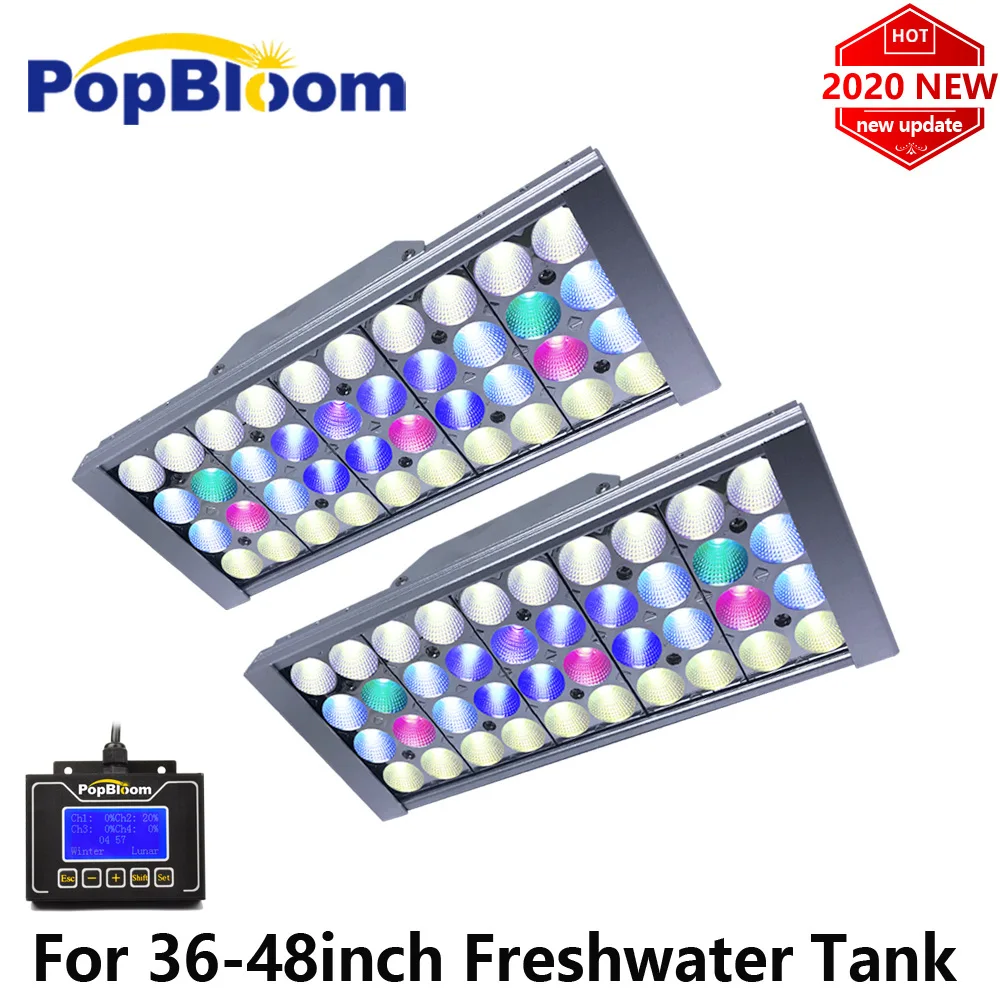 

programmable regulable spectrum reef salt coral frag aqualight sunrise simulato luz acuario marino lampara para corales planta