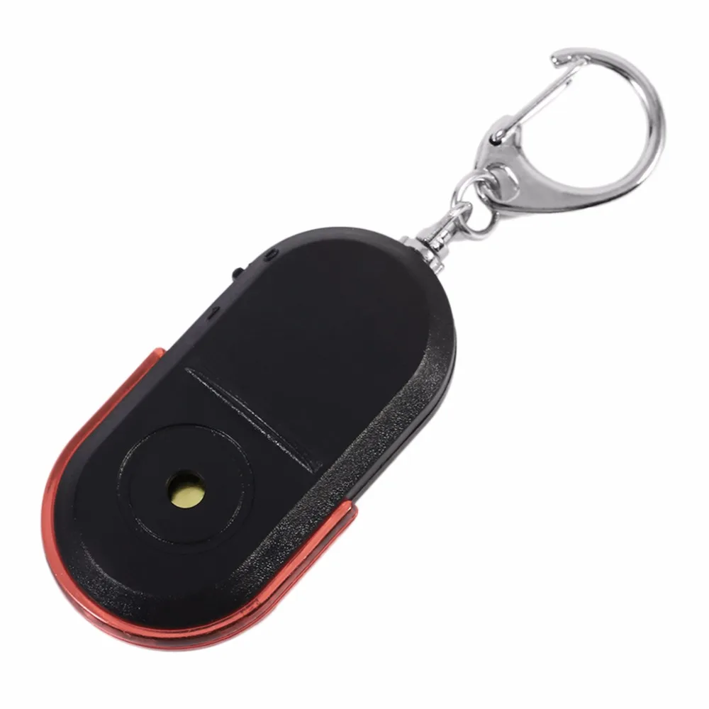 Anti-Lost Alarm Key Finder Locator Keychain Whistle Sound With LED Light Mini Anti Lost Key Finder Sensor zigbee siren alarm