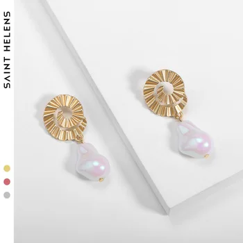 Creative Geometry round Pendant Europe And America Cool Hexagram Zircon Necklace Women's Alloy Accessory a Generation of Fat