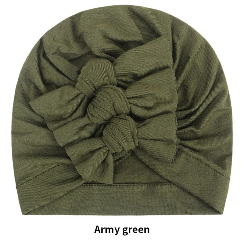 baby accessories store near me	 Lovely Solid Color Warm Baby Hat Kids Boys Girl Cotton Soft Bow Newborn Turban Baby Shower Photo Props Bonnet Caps For 0-36M child safety seat