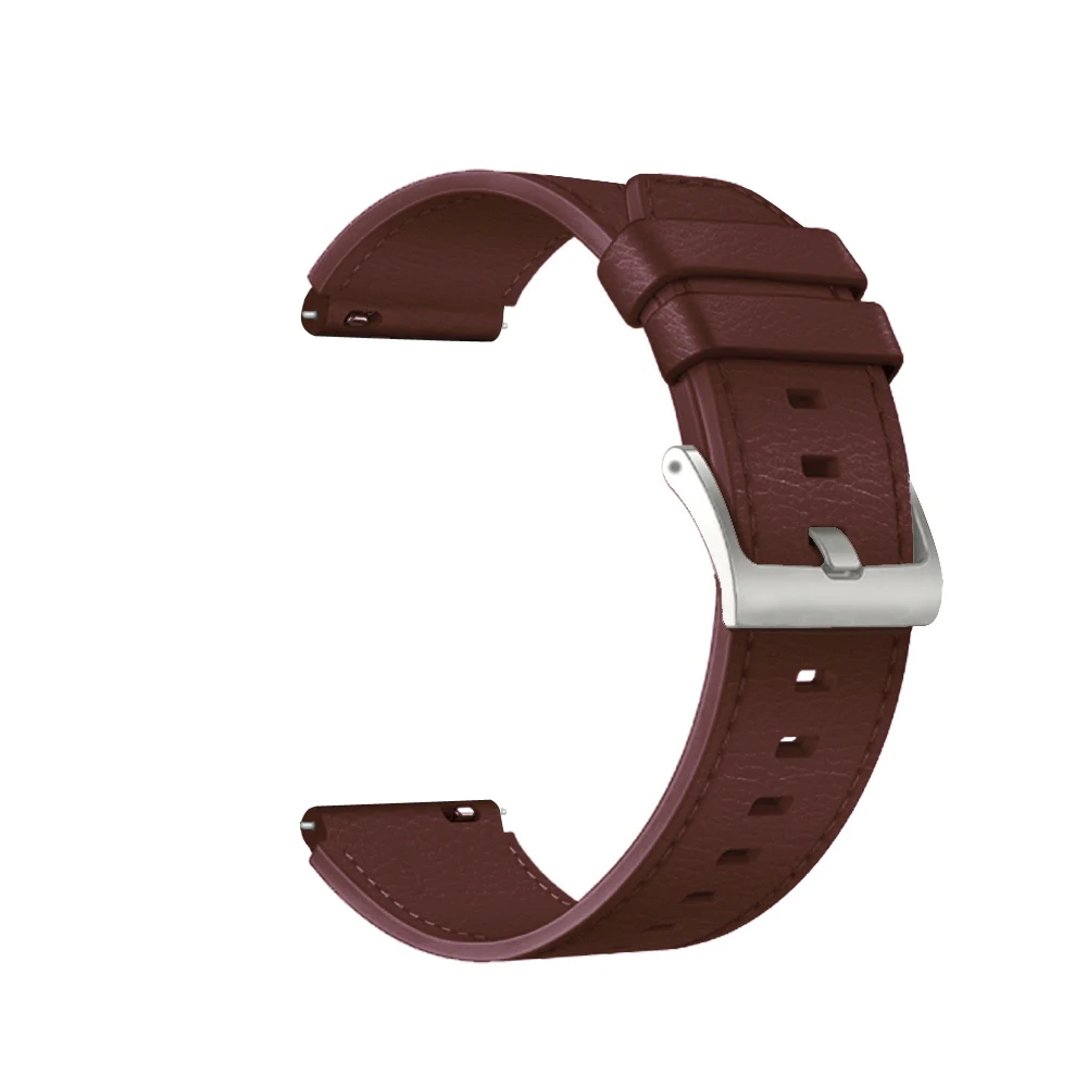 Premium Leather Replacement Wristband for Huawei Watches - Elegant Strap with Adjustable Fit