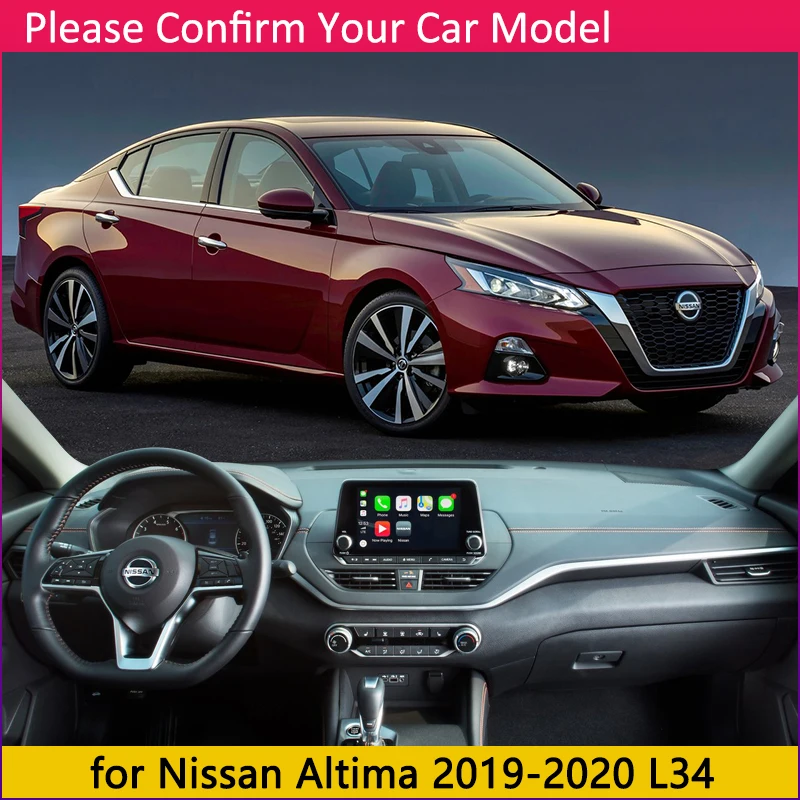 Для Nissan Altima L34 Противоскользящий коврик на приборную панель солнцезащитный Коврик защитный Ковер Анти-УФ автомобильные аксессуары коврик