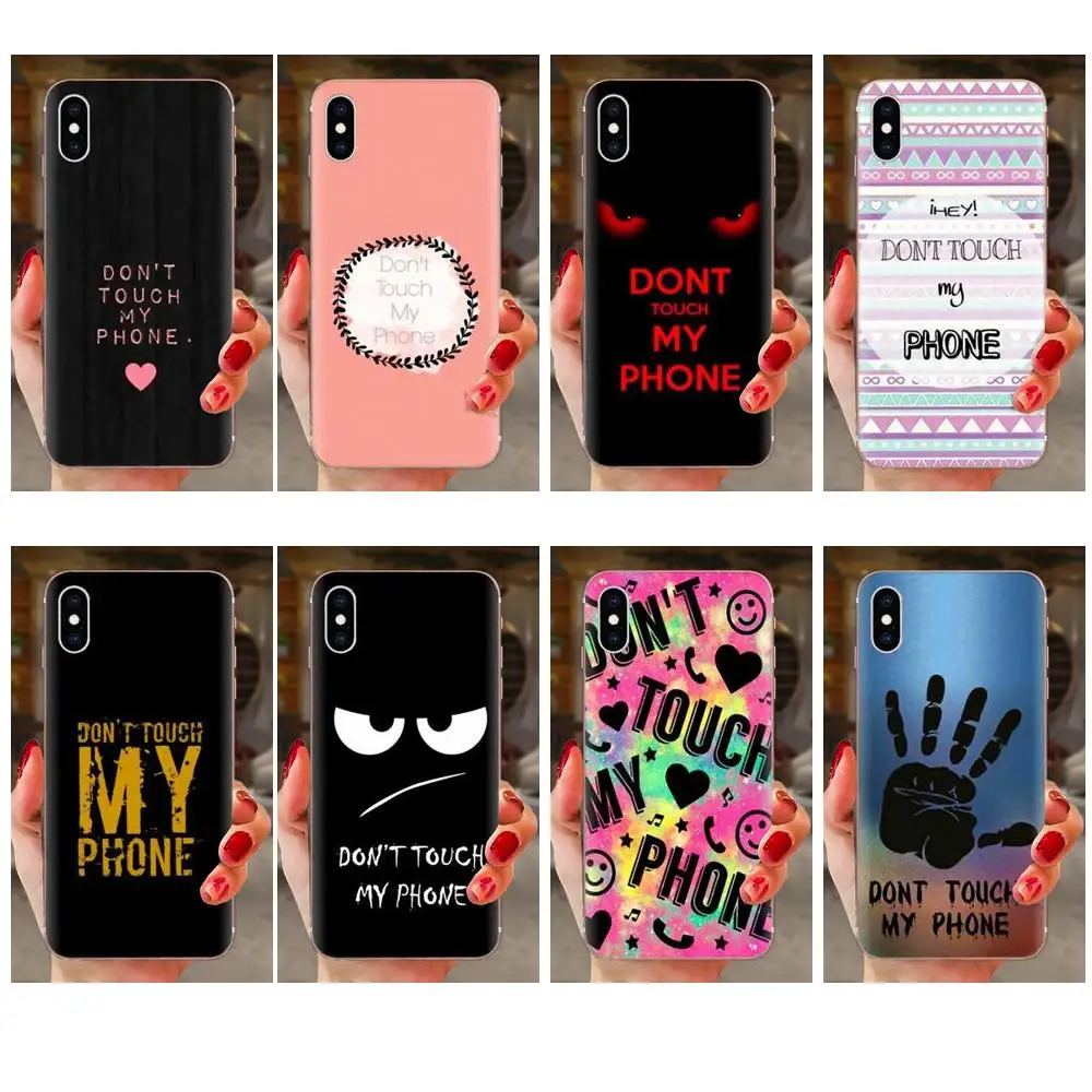 Soft Silicone Case Do Not Dont Touch My Phone For Xiaomi Redmi 3 3S 4 4A 4X 5 6 6A 7 K20 Note 2 5A Plus Pro | Мобильные телефоны и