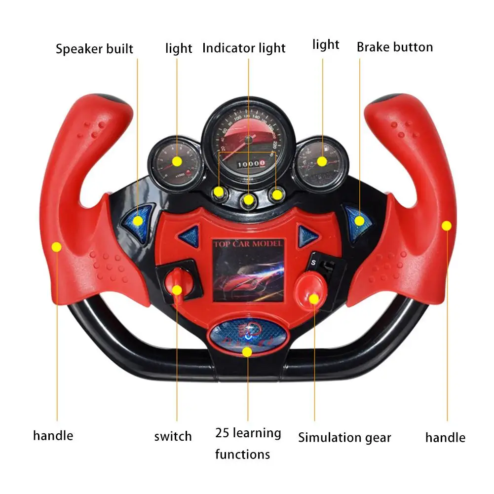 Моделирование рулевого колеса спортивный автомобиль руль обучающие игрушки для детей подарки на день рождения