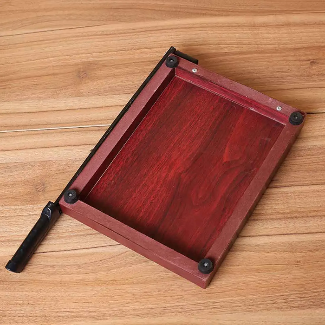 Триммер для бумаги A4-B7 гильотина резак для бумаги сверхмощный фото/карты резак 12 дюймов, красный