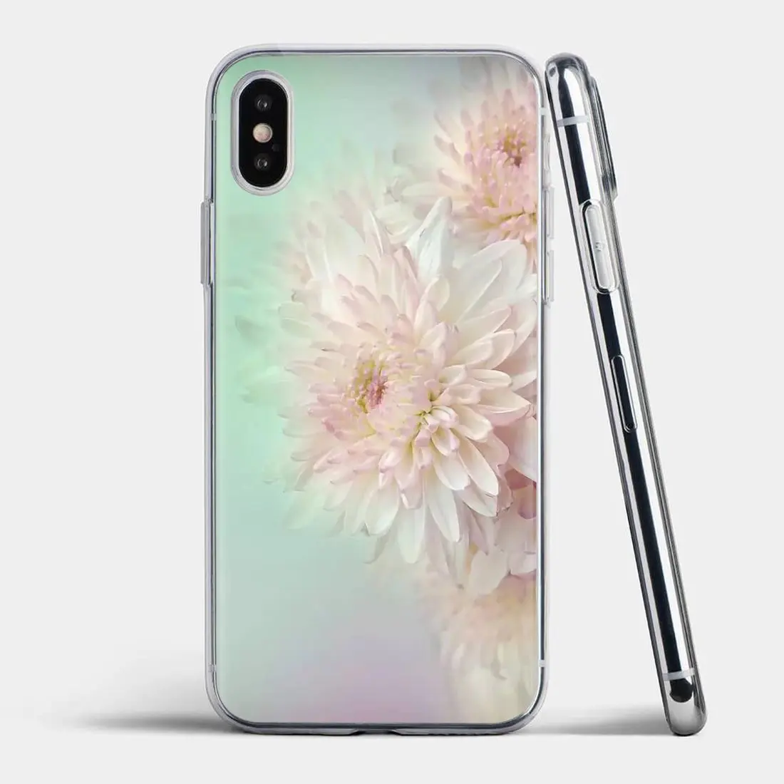 Для LG G2 G3 G4 Mini G5 G6 G7 Q6 Q7 Q8 Q9 V10 V20 V30 X Power 2 3 Spirit силиконовый чехол Элегантные цветы |