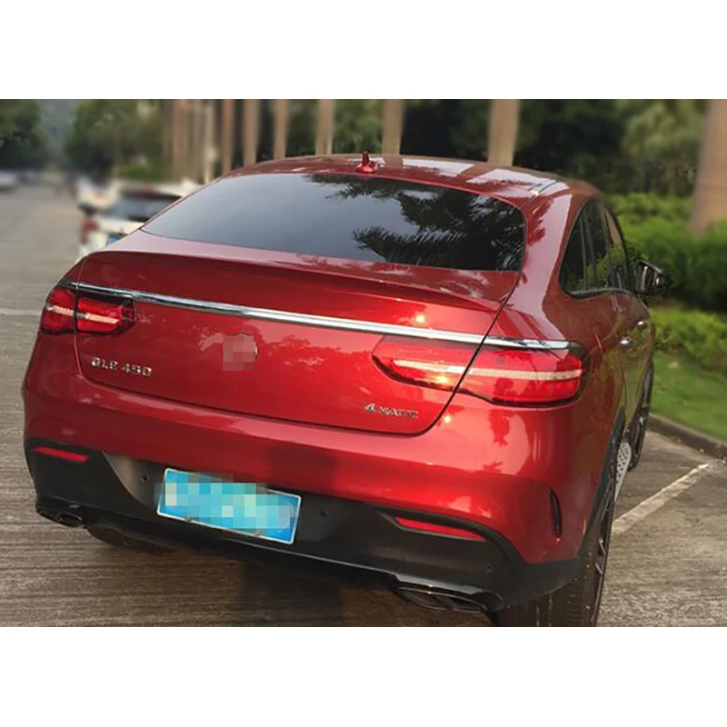 Для GLE купе GLE450 GLE400 GLE320 GLE300 GLE500 16 аксессуар для багажника или черный серебряный цвет автомобиля задний спойлер