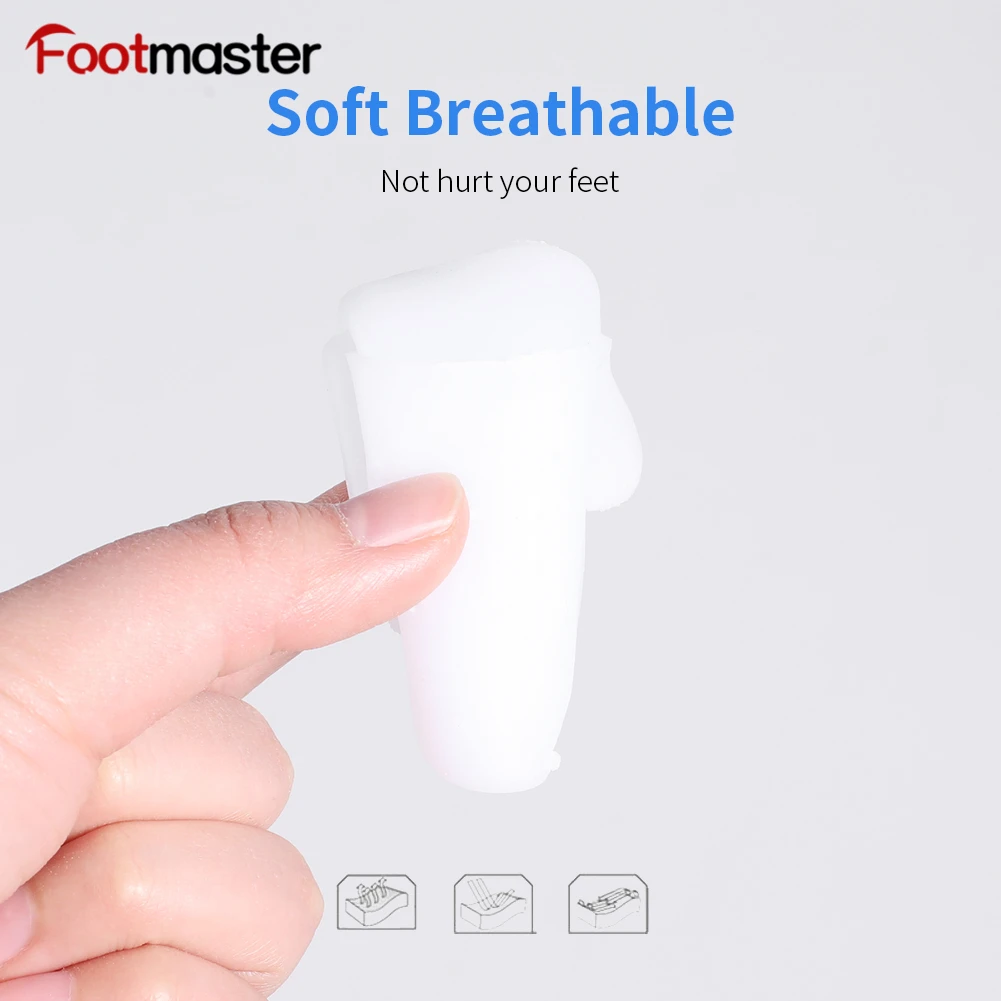 Силиконовый гелевый сепаратор для ног FootMaster защита силиконовые носки