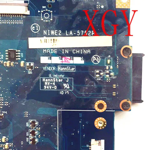 NIWE2 LA-5752P Rev 1.0 Motherboard For Lenovo G560 Z560 Mainboard HDMI 2