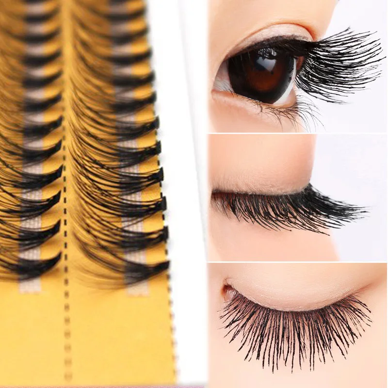 

3D False Eyelashes 6-14mm Individual Lashes Single Cluster Planting Russian Premade Volum Eyelashes Extensions