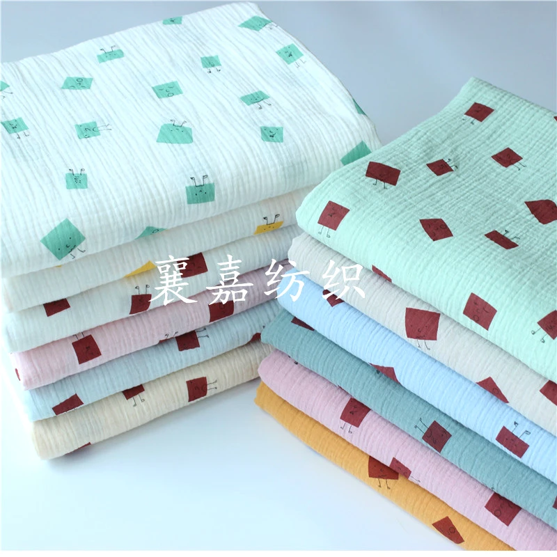 Высококачественная мягкая тонкая Двойная Текстура ежа из крепа 135 см х 50 милая