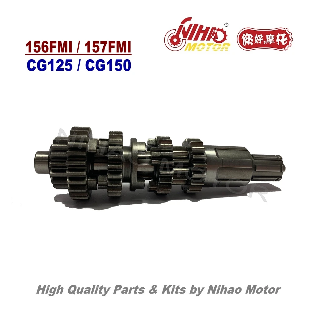 L3 53 CG150 Mainshaft столешница в сборе JIALING 70 деталей 162FMJ двигатель Cub запасные C70 Nihao двигатель