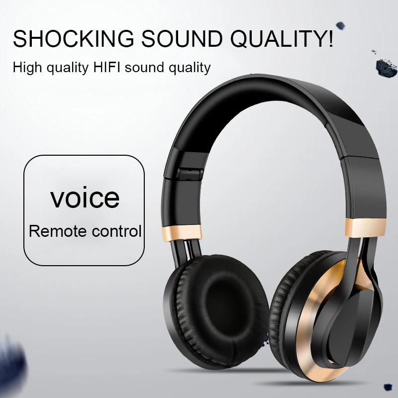 IN 868 Head Mounted Headset Subwoofer K Song Headphones MP3 Mobile Phone Gift Voice Wired Headset