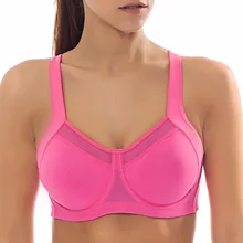 Женские ударопрочные тренировки Powerback поддержка на косточках упражнения бюстгальтер 32 34 36 38 40 42 B C D DD