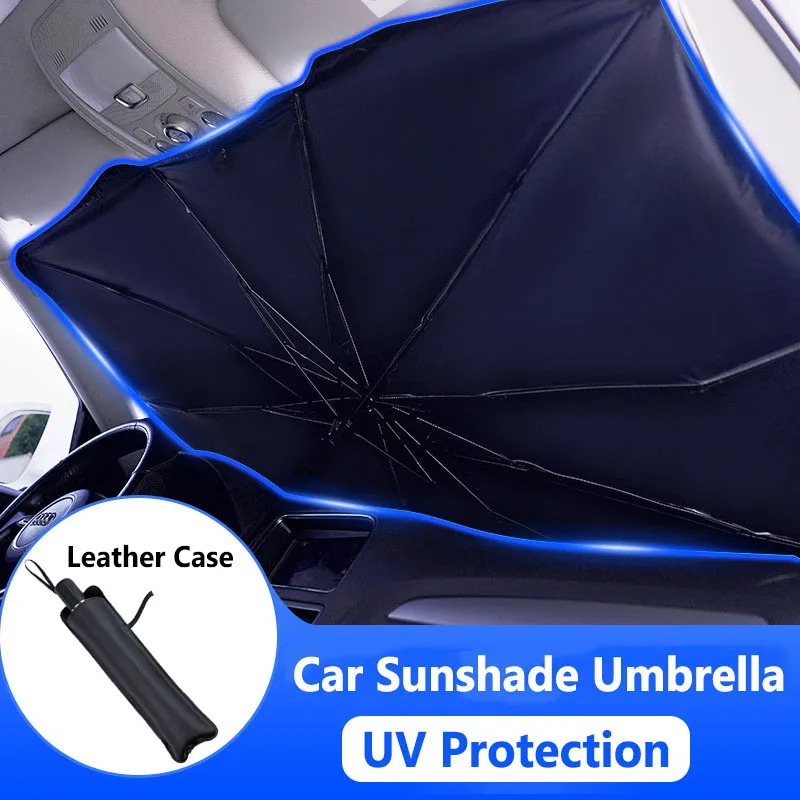 Sun Shade Protector Parasol Auto Window Sunshade Covers Car Windshield Shade Umbrella UV Protector Car Windscreen Parasol Cover