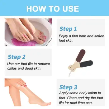 

Foot Care Tools Distribution Wholesale, Double-Sided Foot Rubbing, Thick And Thin Skin Peeling Foot Rubbing