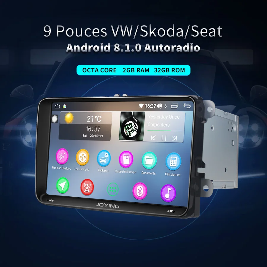 2 din Android автомобильное радио для passat b6 Авторадио автомобиля мультимедийный плеер для VW Golf 5/6 Polo/Tiguan/Skoda Octavia головное устройство gps